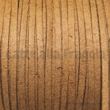 1 Metro piattina in alcantara 3x2mm nocciola