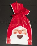 3 Buste Babbo Natale con fiocco 23.5x15mm