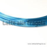 10 Metri Filo in Alluminio Azzurro1mm