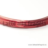 10 Metri Filo in Alluminio Rosso1mm
