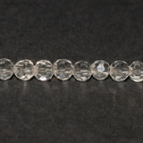 Perle mezzocristallo sfaccettato cristal 4mm filo 35cm