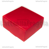 Scatola in Cartone Rosso 7.5x6.5x3cm