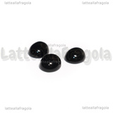 Cabochon in Agata Nera 10x8mm