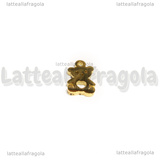 Charm Orsacchiotto in Acciaio Inox 9.5x6mm