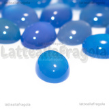 Cabochon in Agata Azzurra 10x8mm