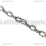 1 Metro Catena in Acciaio inox maglie ovali ritorte 8x5.5mm