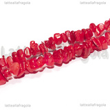 Filo Chips Madreperla Rosso 4.5-9x4.5-7x1.5-5mm 38cm