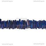 Filo Chips Madreperla Blu 6.2x6.2x1.32mm 38.5cm