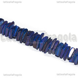 Filo Chips Madreperla Blu 6.2x6.2x1.32mm 38.5cm