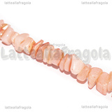 Filo Chips Madreperla Pesca 6.2x6.2x1.32mm 38.5cm