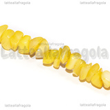 Filo Chips Madreperla Giallo 6.2x6.2x1.32mm 38.5cm