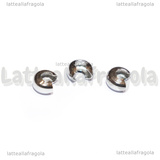 10 Coprischiaccini in Acciaio Inox 4x3.5x2.5mm