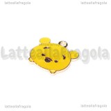 Ciondolo Winnie the Pooh in metallo dorato smaltato19.5x19.5mm