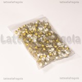 Busta Strass Taglio Diamante in Vetro Cristal 5x3.5mm 454pz
