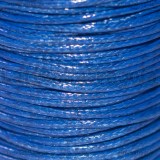 10 Metri (una spoletta) di Filo in Poliestere Cerato Blu 1mm