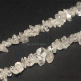 Filo Chips Quarzo Bianco 5-8mm 80cm