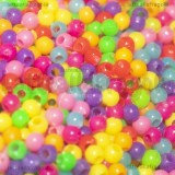 Perle in acrilico 3mm colori misti 10.5gr 1000pezzi circa