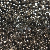 25 Dadi stondati in Acciaio Inox foro passante 4x4x4mm