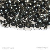 25 Dadi stondati in Acciaio Inox foro passante 4x4x4mm