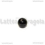 Perla in Agata Nera 8mm